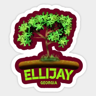 Ellijay Georgia Sticker